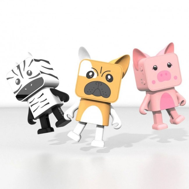 Przenośny tańczący głośnik MOB - Świnka