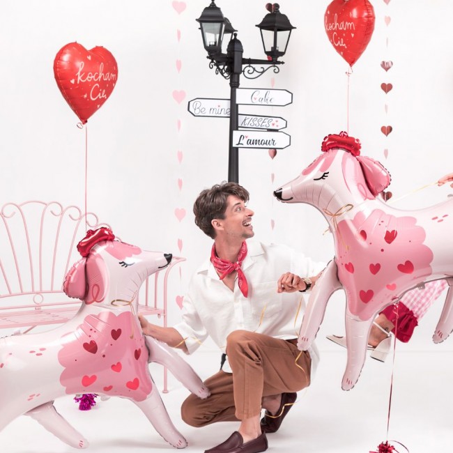 Balon foliowy Party Deco - Serce ''Kocham Cię'' 45 cm