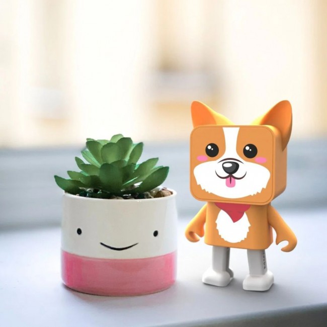 Przenośny tańczący głośnik MOB - Piesek Corgi