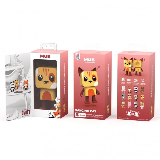 Przenośny tańczący głośnik MOB - Kot