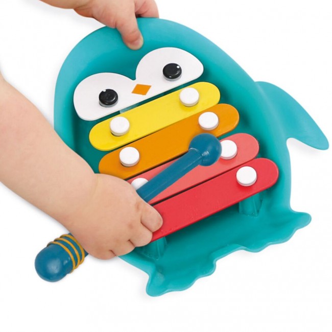 Cymbałki łódka-pingwinek z opcją wykorzystania w kąpieli LUDI