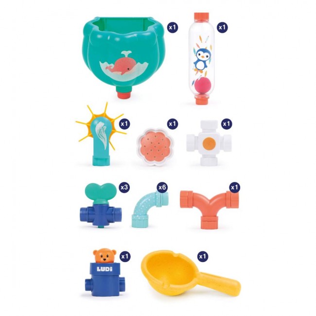 Laboratorium wodne do eksperymentów w wannie LUDI - Maxi