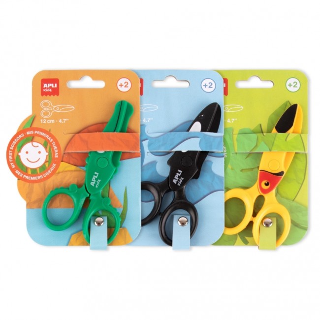 Bezpieczne nożyczki dla przedszkolaków Apli Kids 12 cm - Orka