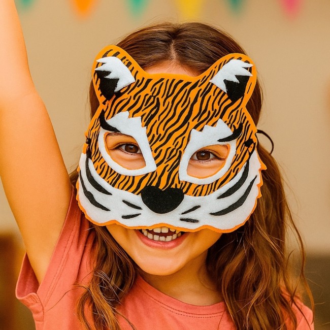 Arkusze filcowe z motywem zwierząt A4 10 szt. Apli Kids - 5 wzorów