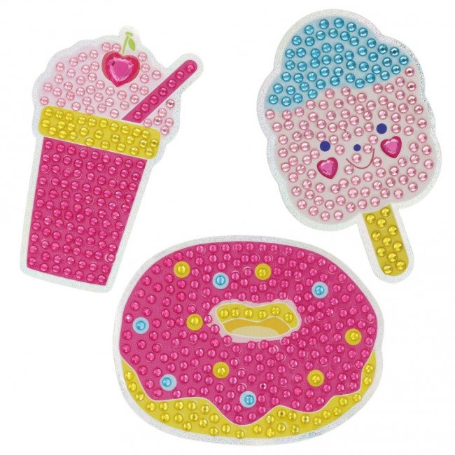 Diamentowe naklejki DIY Apli Kids - Lody