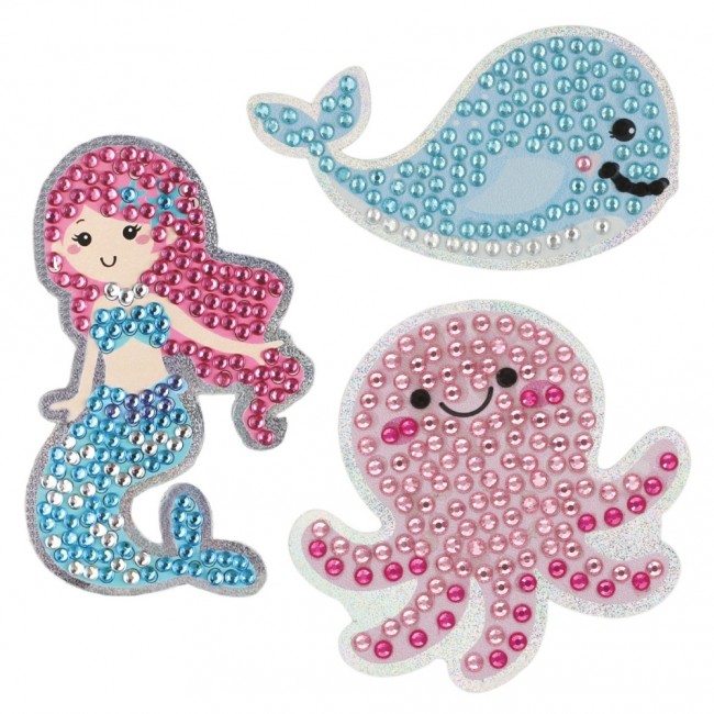 Diamentowe naklejki DIY Apli Kids - Morze