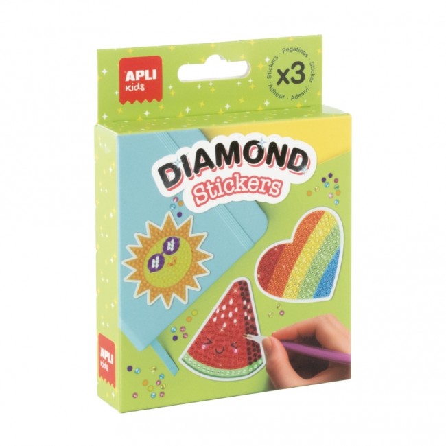 Diamentowe naklejki DIY Apli Kids - Lato