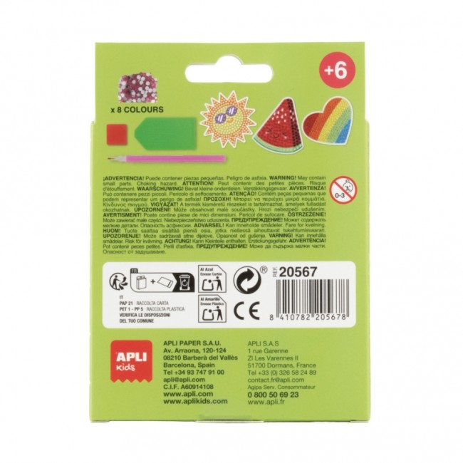 Diamentowe naklejki DIY Apli Kids - Lato