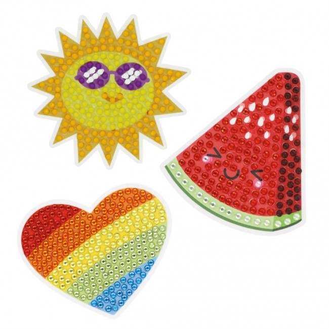 Diamentowe naklejki DIY Apli Kids - Lato