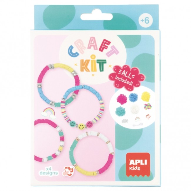 Zestaw kreatywny DIY Craft Kit Apli Kids - Bransoletki