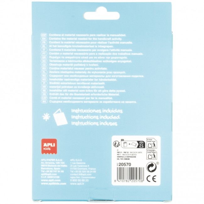 Zestaw kreatywny DIY Craft Kit Apli Kids - Bransoletki