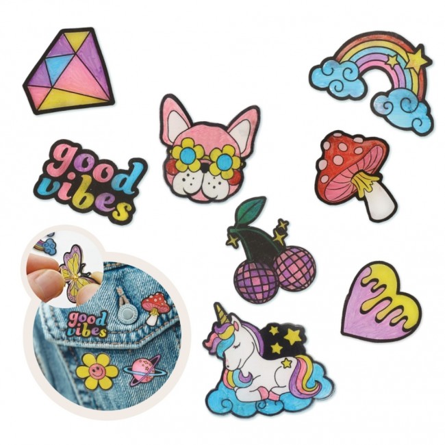 Zestaw kreatywny DIY Craft Kit Apli Kids - Przypinki 18 szt.