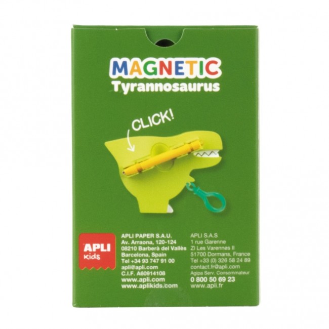 Mała tablica magnetyczna Apli Kids - Dinozaur Tyrannosaurus