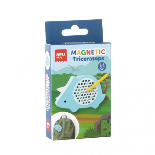 Mała tablica magnetyczna Apli Kids - Dinozaur Triceratops