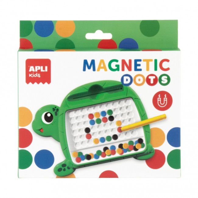 Mała tablica magnetyczna z kropkami Apli Kids - Żółw