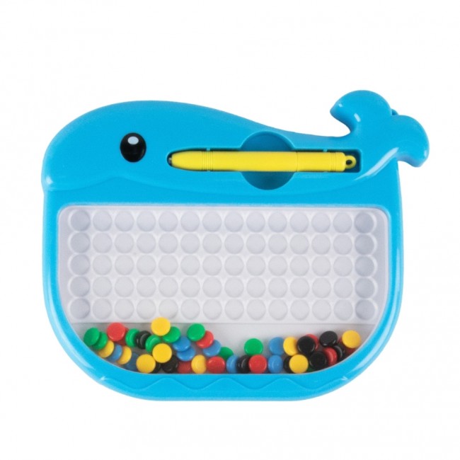 Mała tablica magnetyczna z kropkami Apli Kids - Wieloryb