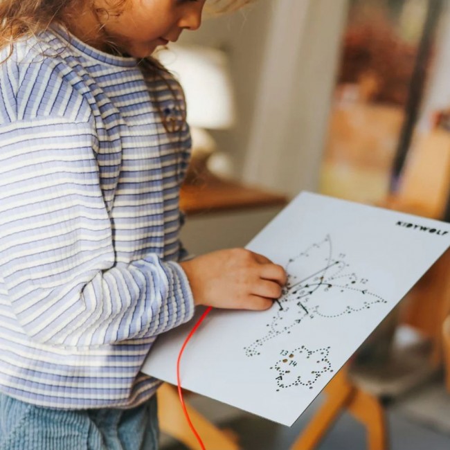 Wkłady do tworzenia świecącej dekoracji ściennej Kidywolf - Kidyneon Sport 5 szt.