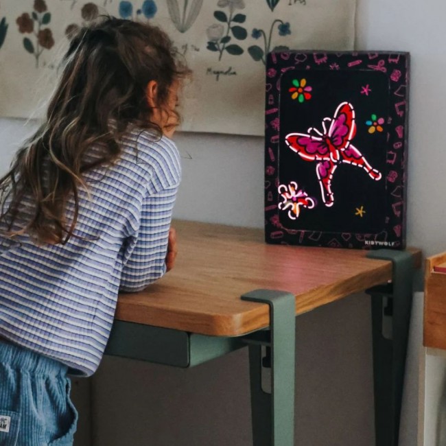 Wkłady do tworzenia świecącej dekoracji ściennej Kidywolf - Kidyneon Sport 5 szt.