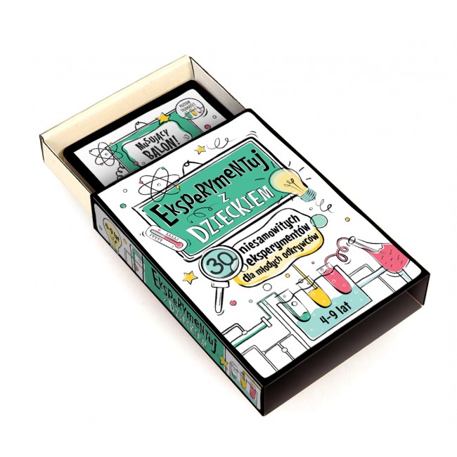 Eksperymentuj z Dzieckiem - 30 niesamowitych eksperymentów dla młodych odkrywców Wydawnictwo Tata Robi Książki