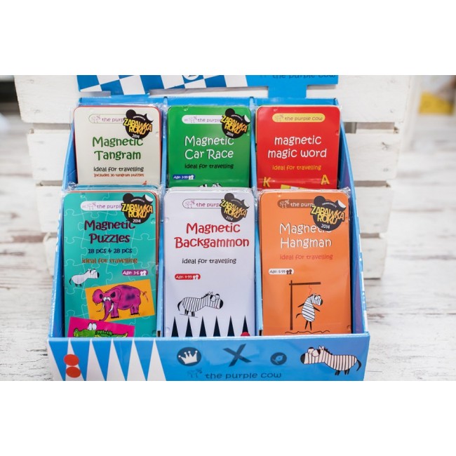 Podróżna gra magnetyczna The Purple Cow - Domino