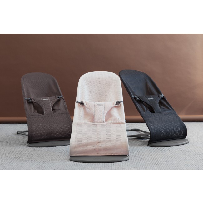 Leżaczek BABYBJORN BALANCE BLISS MESH - Antracytowy