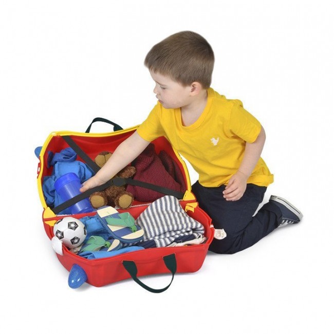 Jeżdżąca walizeczka Trunki - wóz strażacki Frank