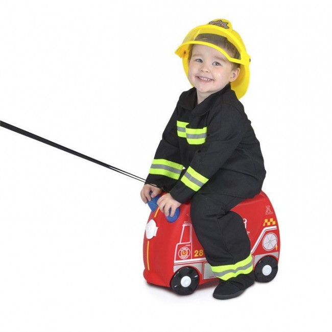 Jeżdżąca walizeczka Trunki - wóz strażacki Frank