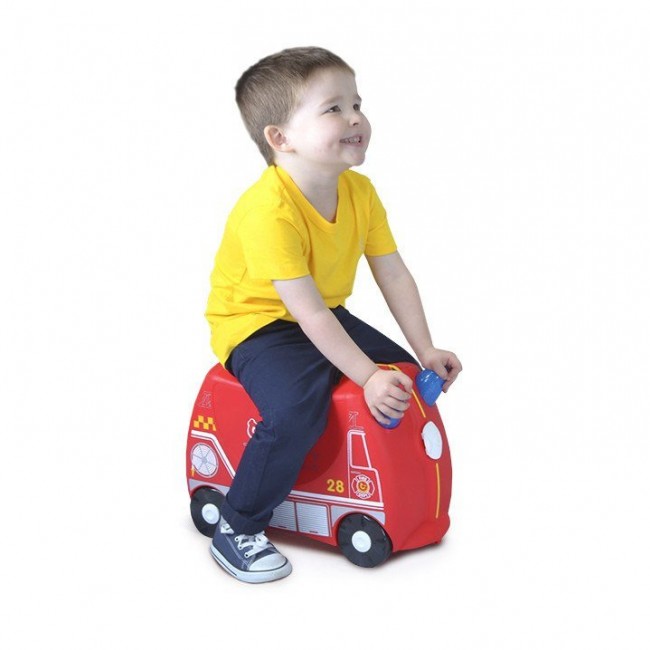 Jeżdżąca walizeczka Trunki - wóz strażacki Frank