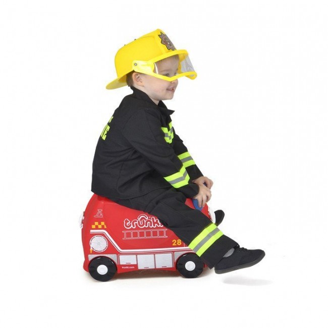 Jeżdżąca walizeczka Trunki - wóz strażacki Frank