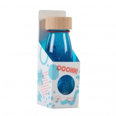 Butelka sensoryczna FLOAT Petit Boum - Niebieska