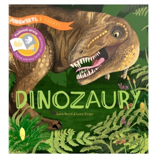Książka "Dinozaury. Podświetl i Odkryj" wydawnictwo Api Papi